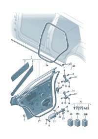 81D833052B-Door assy-rr, lh D-17.02.2020