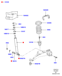 E11228776-Bush-shock absorber (2.0L ZETEC 16V EFI, RHD)