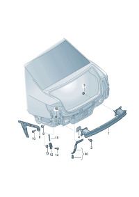 8WD807453-PORSCHE CAYENNE GUIDE LTRL RH