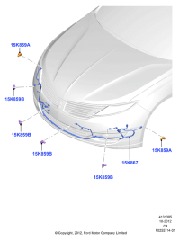 DA5Z15K859AAPTM-Sensor parking c