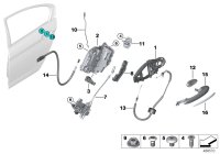 51218492176-Handle dr paint outer rh
