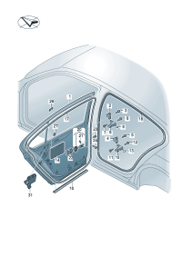 3GD839249-LINK-CHECK,REAR DOOR