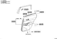 676400A390C3-PANEL ASSY, RR DOOR