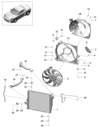 9P1121384-Engine mounting For cooler Deprecated parts