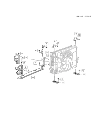 26243945-Plate, radiator air side deflector
