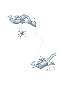 7L0254300DX-Pipe assy-exhaust
