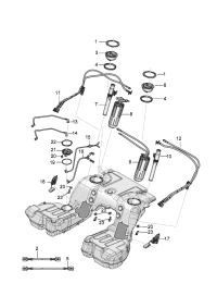 3W8919673-Sensor, for fuel level Gauge
