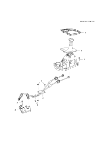 24112750-Shift lever cable