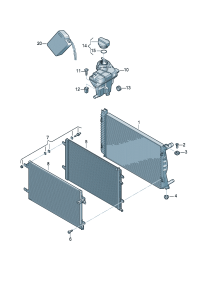 4F0121251M-Radiator cooler & Oil cooler D  -24.03.2008