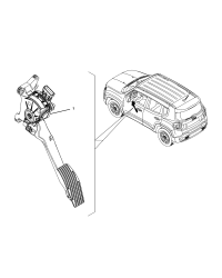 68248104AA-PEDAL ACCELERATOR