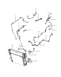 68282722AC-HOSE AND TUBE COOLANT