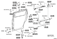 68303V2010-RAIL SUB-ASSY, SLIDE DOOR, CENTER RH