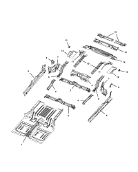 68298731AB-CROSSMEMBER REAR SEAT