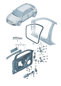 8X4837249B-LINK-DOOR STOPPER