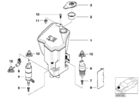 61677110854-Tank, headlamp washer