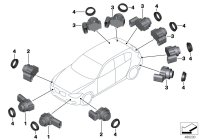 66209261612-Sensor black ultrasonic