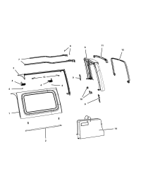 68371768AA-SEAL QUARTER WINDOW FOAM