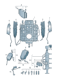 4H0881879N-Brkt air cushion, For lumbar support  Add-contain position: