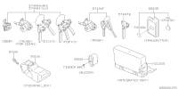 57497AG400-KEY PLATE EMERGNY