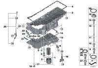 11138623613-GASKETOIL PAN/MINI R53/R56