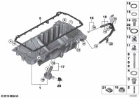 11137802669-OIL PAN UPPER GASKET/X5