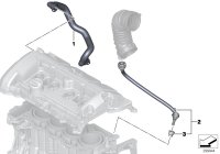 11157632332-PORSCHE CAYENNE VENT LINE