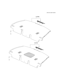 26351236-Garnish, rr. sill (incl. 2)