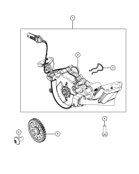 68088812AA-Clip OIL PUMP PRESSURE RELIEF