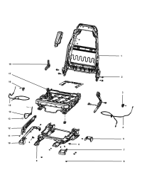 68136846AA-FRAME FRONT SEAT CUSHION