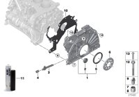 11147797491-OIL PAN UPPER GASKET/X5