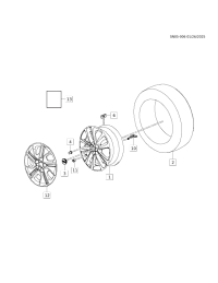 26235093-Wheel, front, rear