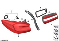 63215A711B1-REAR RIGHT LAMP IN THE WING LED