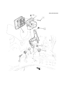 84415215-Module, epb (with brake pressure regulating valve) (standard EHCU kit without bracket pre-add) (incl