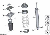 33526873783-SHOCK ABSORBER/REAR-3 E90/E91