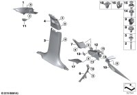 51435A0C827-Pillar assy., l.
