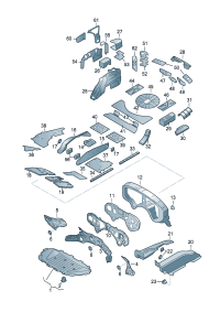 4L0863825-Damper assy-hood