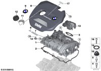 11128604754-Insulator, cylinder head cover