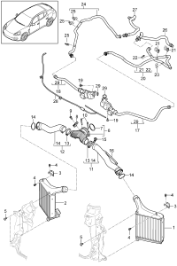 99660618000-Sensor, boost pressure Pipe, air intake