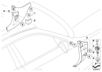 51437121035-Garnish assy-fr side lh
