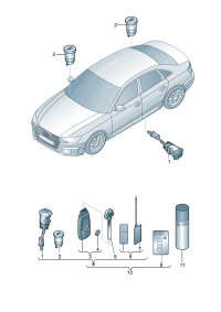 107837167EN-Cylinder, lock w/housing In order to rebuild Enter the password system, When ordering To ind
