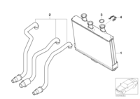 64116906270-PORSCHE CAYENNE OILCOOLER 2007