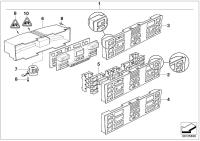 64116901307-Warranty operating panel auto a/c