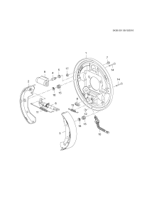 26692590-Cylinder assy-rr brake