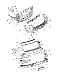 68310167AA-(F)(S)FASCIA REAR UPPER