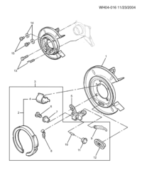 92147895-Protector, rr. brake