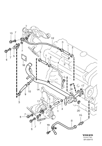 9142865-RADIATOR HOSE W124/E200/E220