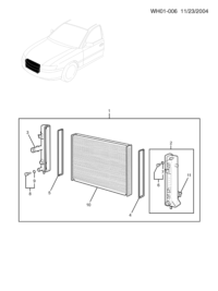 92147969-Radiator, (incl 2-11)