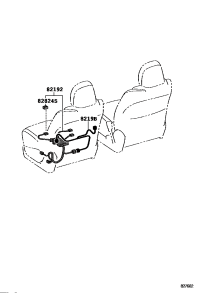 821920F010-Wire, front seat, rh/lh