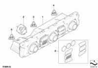 64116946981-Operating panel-a/c auto
