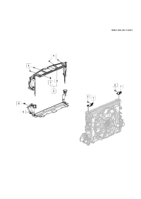 84981710-Bracket, radiator